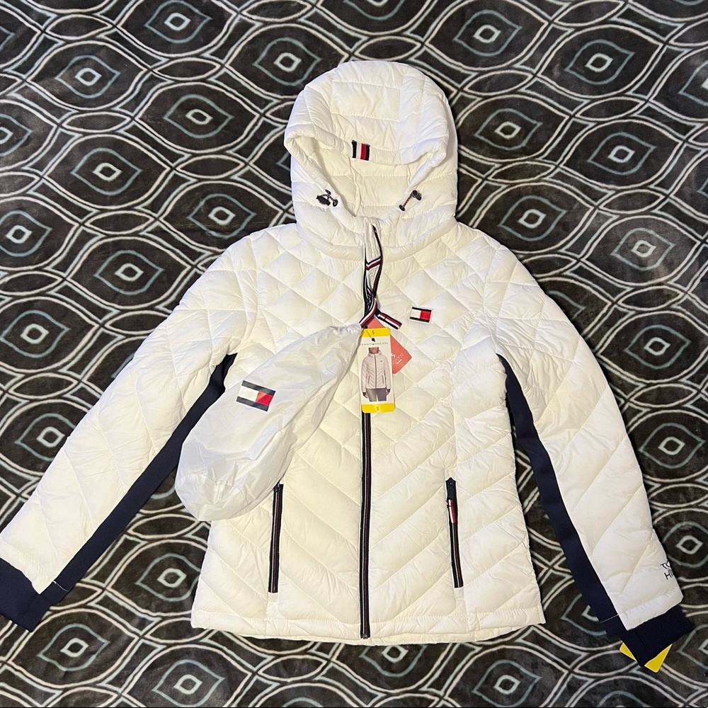 Womens Tommy Hilfiger Packable Puffer Jacket Coat